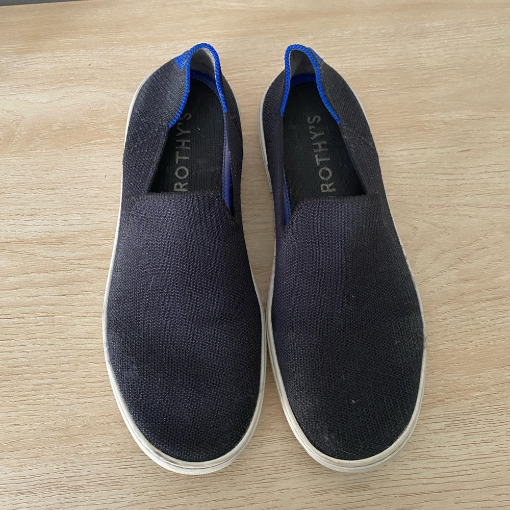 Rothy’s Black Slip On Sneaker
